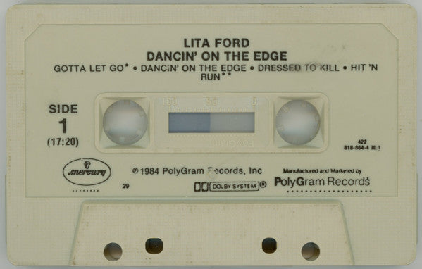 Lita Ford : Dancin' On The Edge (Album)