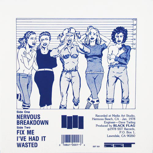 Black Flag : Nervous Breakdown (7",45 RPM,EP,Repress)