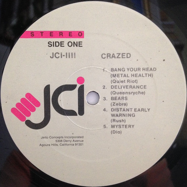 Various : Crazed - An All Out Metal Assault (LP,Compilation)