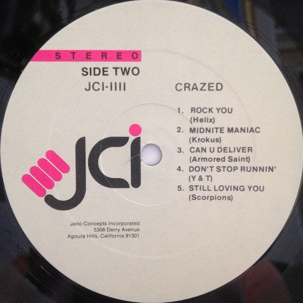 Various : Crazed - An All Out Metal Assault (LP,Compilation)