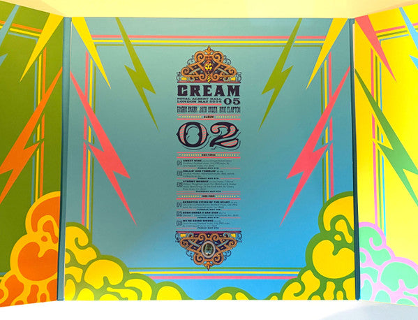 Cream (2) : Cream - Royal Albert Hall - London May 2-3-5-6 2005 (Live) Reissue Splatter 3LP Set (LP,Album,Limited Edition,Reissue,Stereo)