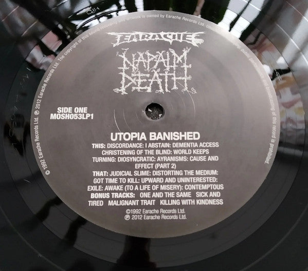 Napalm Death : Utopia Banished (LP,Album,Reissue,Limited Edition)