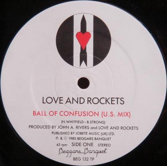 Love And Rockets : Ball Of Confusion (12",45 RPM,Single)