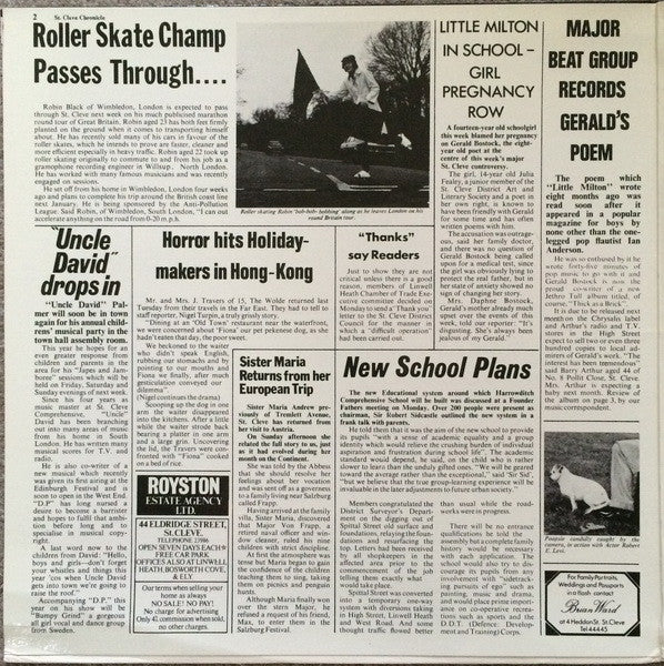 Jethro Tull : Thick As A Brick (LP,Album,Limited Edition,Numbered,Reissue,Remastered)