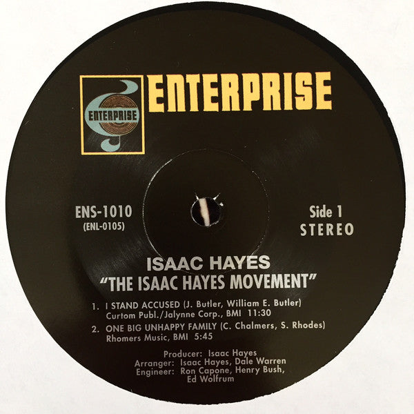 Isaac Hayes : The Isaac Hayes Movement (LP,Album,Reissue)