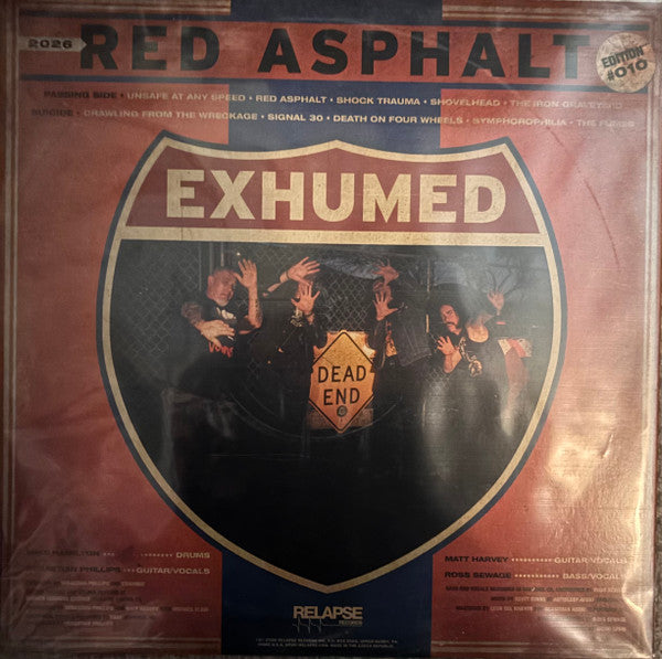 Exhumed : Red Asphalt (LP,Album,Limited Edition)