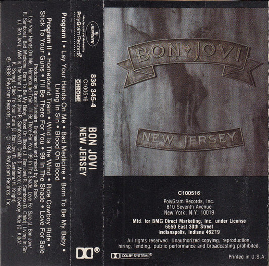Bon Jovi : New Jersey (Album,Club Edition)