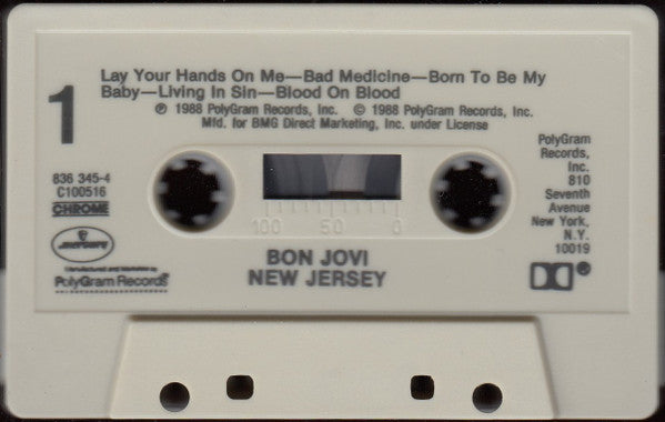 Bon Jovi : New Jersey (Album,Club Edition)