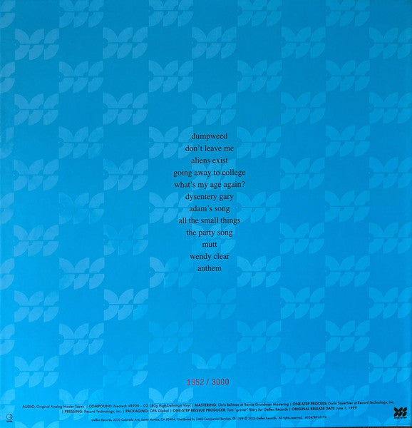Blink-182 : Enema Of The State (LP,Album,Limited Edition,Numbered,Reissue)