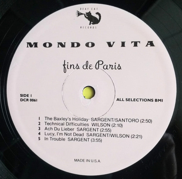 Mondo Vita : Fins De Paris (LP)
