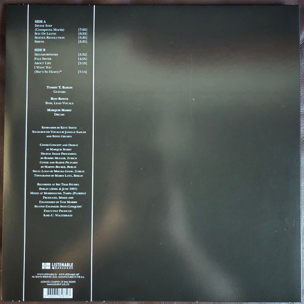 Coroner : Mental Vortex (LP,Album,Reissue,Remastered)