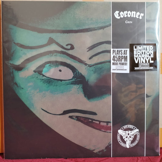 Coroner : Grin (LP,45 RPM,Album,Reissue,Remastered)