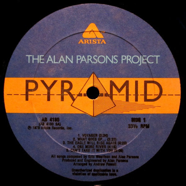 Alan Parsons Project, The : Pyramid (LP,Album)