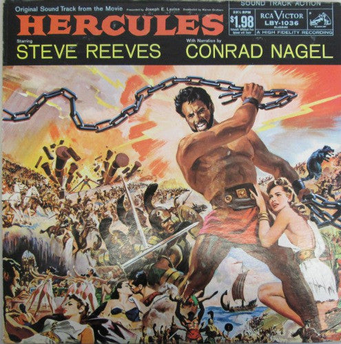 Enzo Masetti : Hercules (Original Sound Track From The Movie) (LP,Mono)