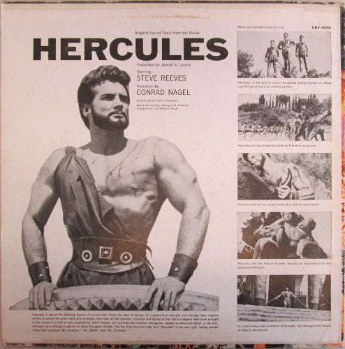 Enzo Masetti : Hercules (Original Sound Track From The Movie) (LP,Mono)