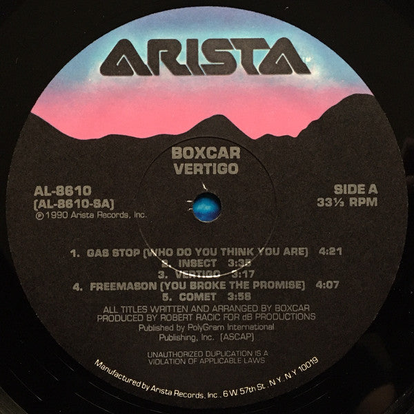 Boxcar : Vertigo (LP,Album)