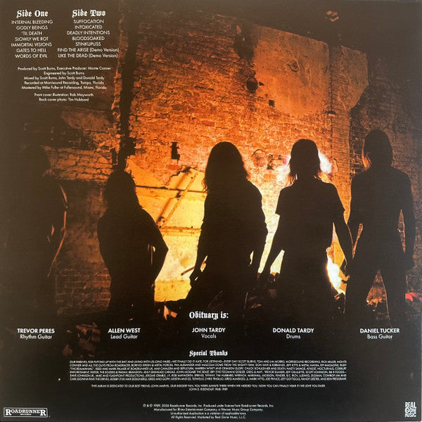 Obituary : Slowly We Rot (LP,Album,Reissue,Remastered)