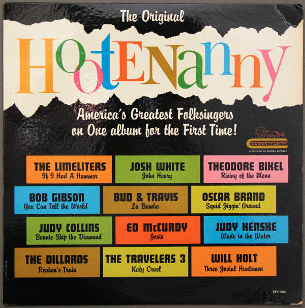 Various : Hootenanny (LP,Compilation,Mono)