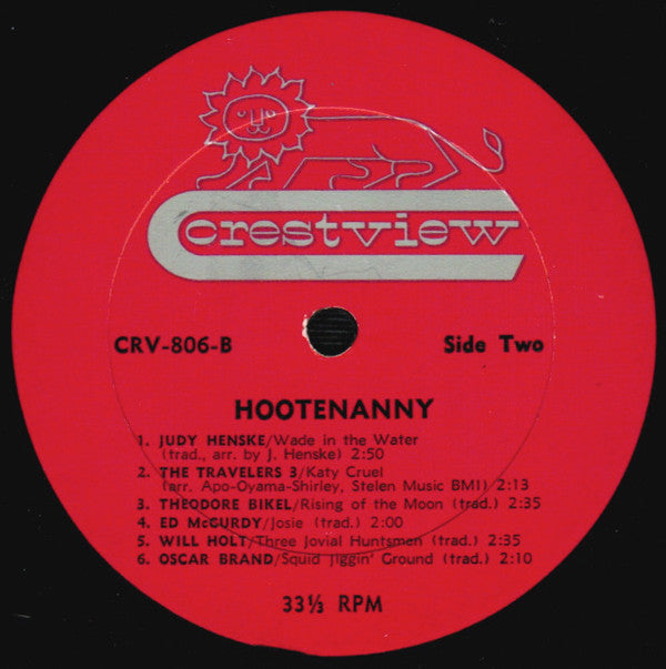 Various : Hootenanny (LP,Compilation,Mono)