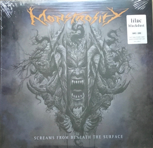 Monstrosity : Screams From Beneath The Surface (LP,Album,Limited Edition,Numbered)