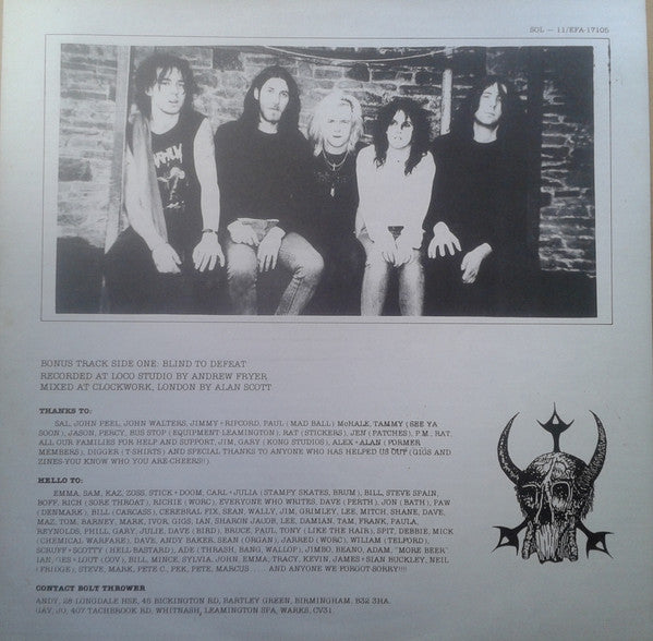 Bolt Thrower : In Battle There Is No Law! (LP,Album)