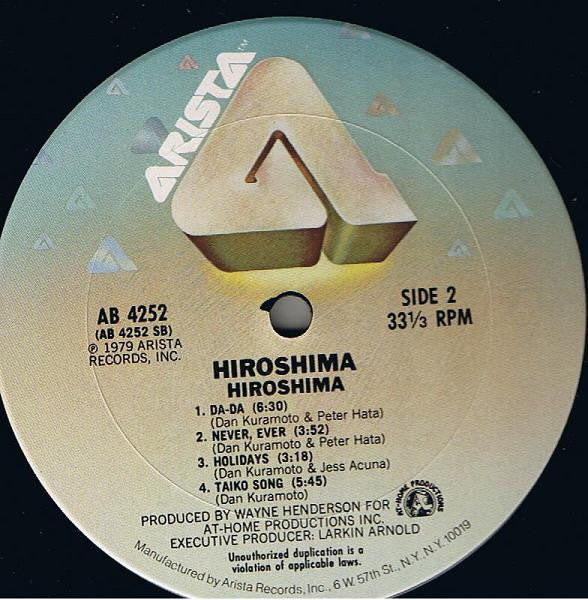Hiroshima (3) : Hiroshima (LP,Album)