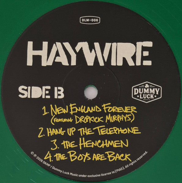 Dropkick Murphys / Haywire (22) : New England Forever (12",EP,Limited Edition)