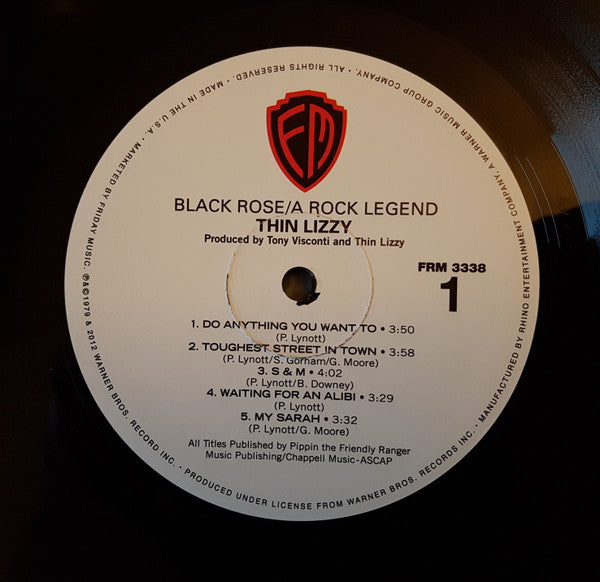 Thin Lizzy : Black Rose (A Rock Legend) (LP,Reissue,Remastered)