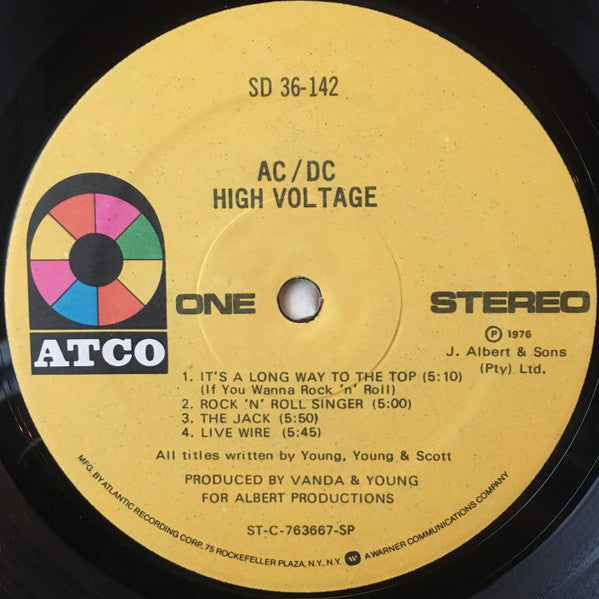 AC/DC : High Voltage (LP,Album)