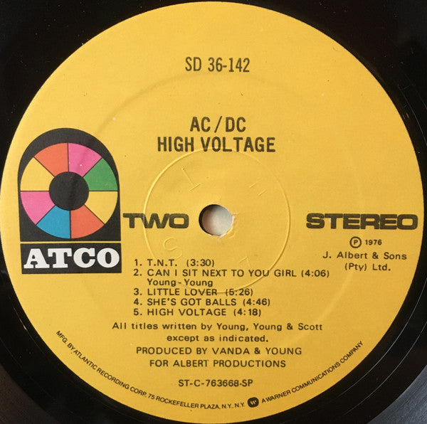AC/DC : High Voltage (LP,Album)