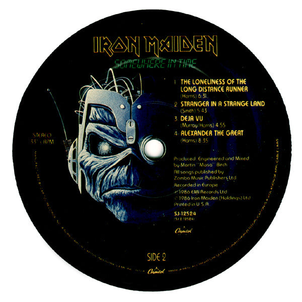 Iron Maiden : Somewhere In Time (LP,Album)