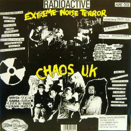 Chaos UK & Extreme Noise Terror : Earslaughter (LP,Album,Reissue)