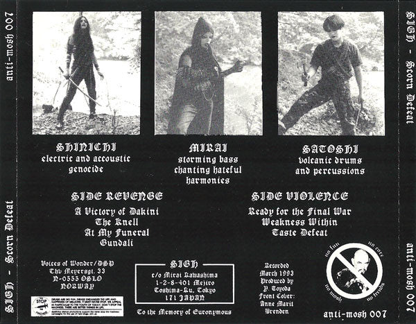Sigh (2) : Scorn Defeat (Album)