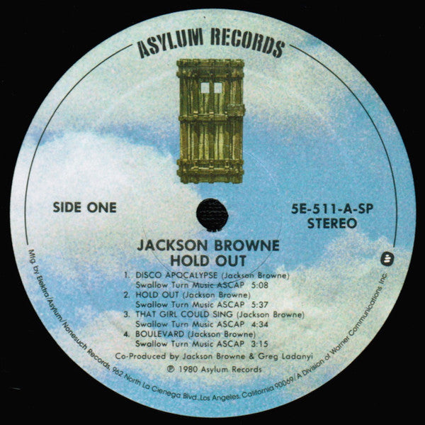 Jackson Browne : Hold Out (LP,Album,Stereo)
