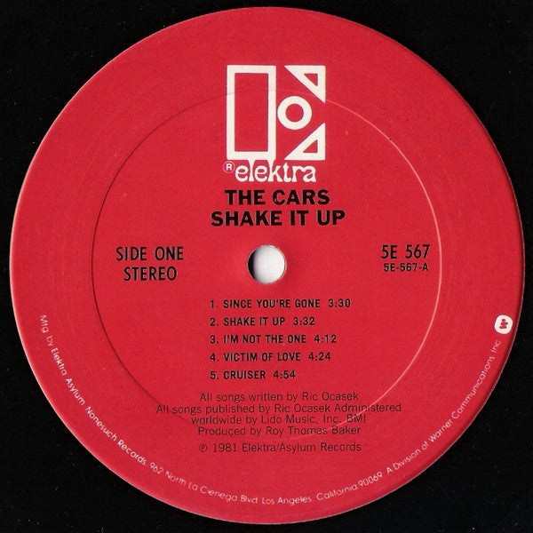 Cars, The : Shake It Up (LP,Album,Club Edition)