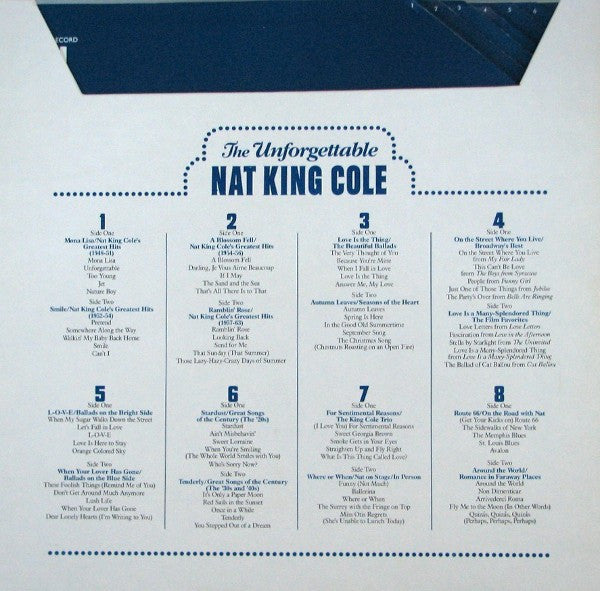 Nat King Cole : The Unforgettable (LP,Compilation)