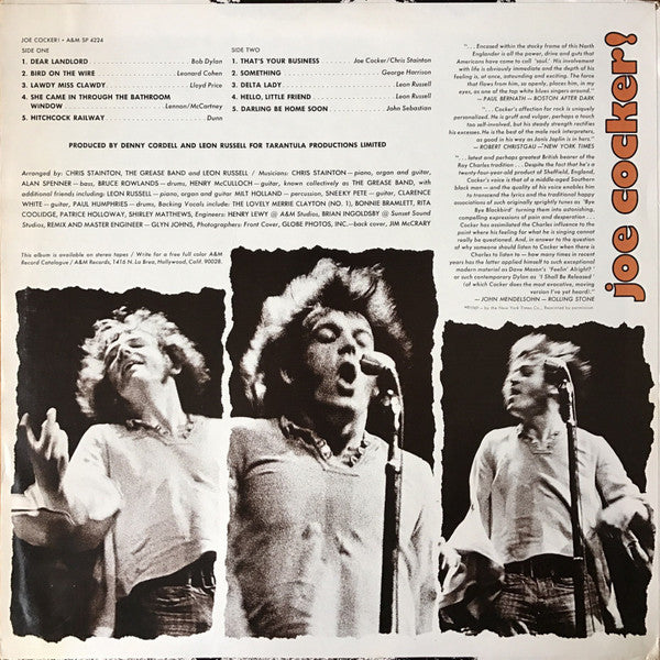 Joe Cocker : Joe Cocker! (LP,Album,Reissue)