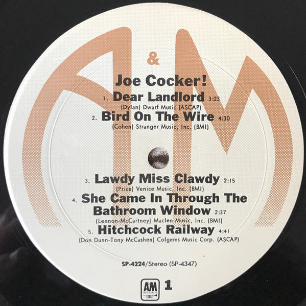 Joe Cocker : Joe Cocker! (LP,Album,Reissue)