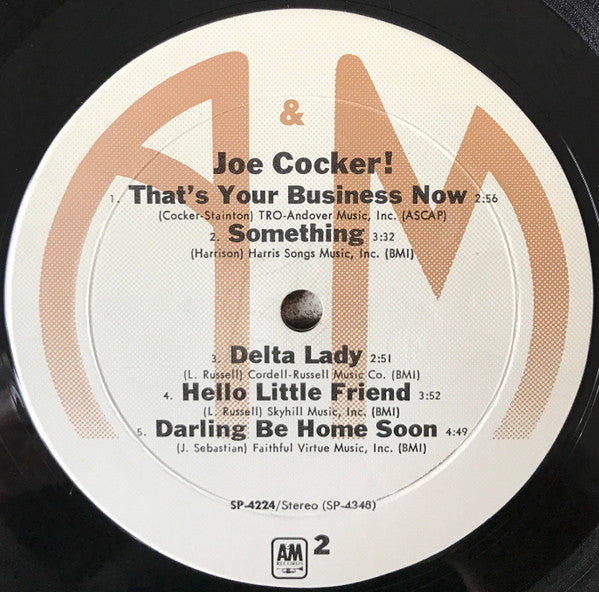 Joe Cocker : Joe Cocker! (LP,Album,Reissue)