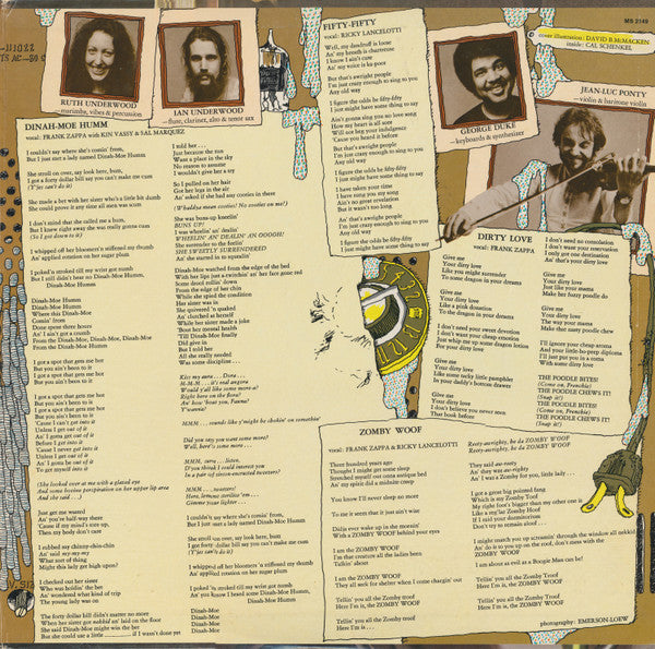 Mothers, The : Over-Nite Sensation (LP,Album)