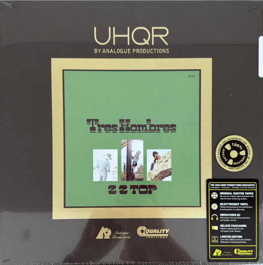 ZZ Top : Tres Hombres (12",45 RPM,Album,Numbered,Reissue,Remastered,Stereo)