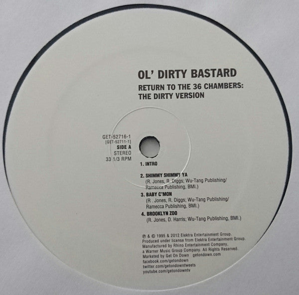 Ol' Dirty Bastard : Return To The 36 Chambers: The Dirty Version (LP,Album,Reissue)