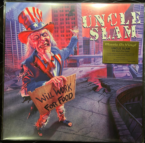 Uncle Slam : Will Work For Food (LP,Album,Limited Edition,Numbered,Reissue,Remastered)