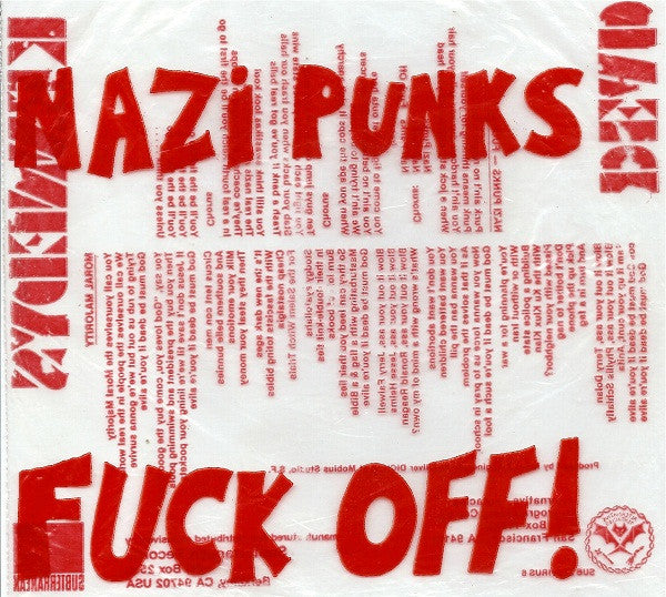 Dead Kennedys : Nazi Punks Fuck Off! / Moral Majority (7",45 RPM,Single,Repress)