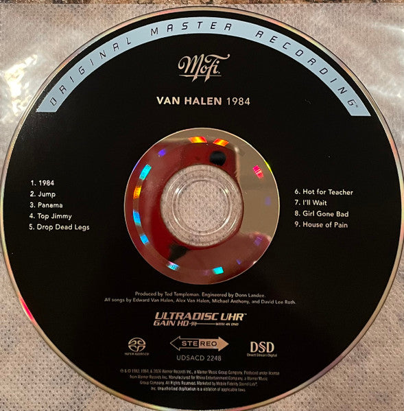 Van Halen : 1984 (Hybrid,Stereo,Album,Limited Edition,Numbered,Reissue,Remastered,Special Edition)