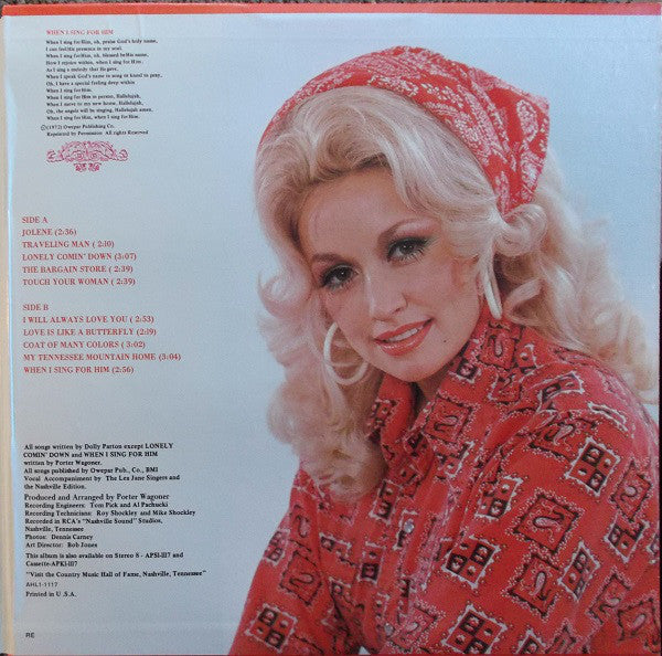 Dolly Parton : Best Of Dolly Parton (LP,Compilation,Reissue,Stereo)