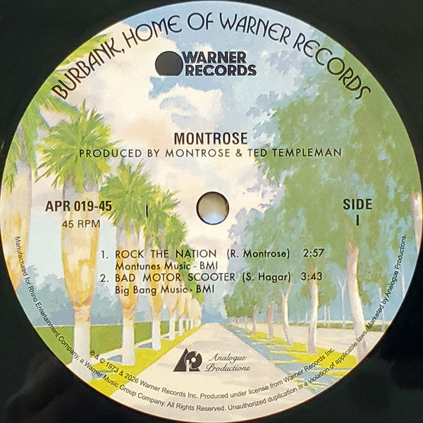 Montrose (2) : Montrose (12",45 RPM,Album,Numbered,Reissue,Remastered)