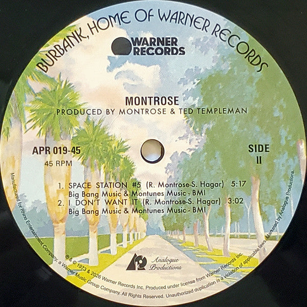 Montrose (2) : Montrose (12",45 RPM,Album,Numbered,Reissue,Remastered)
