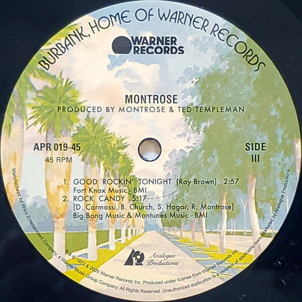 Montrose (2) : Montrose (12",45 RPM,Album,Numbered,Reissue,Remastered)