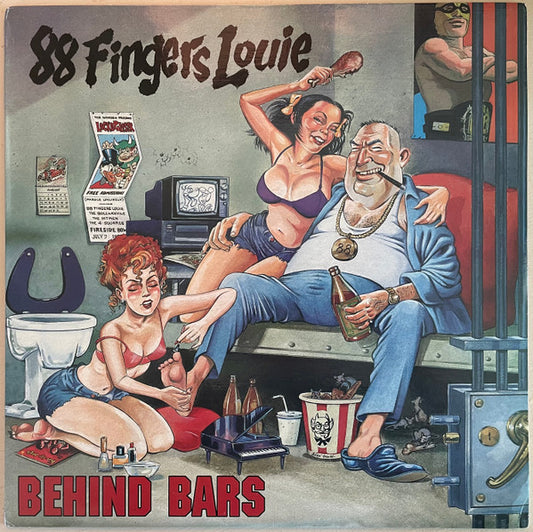88 Fingers Louie : Behind Bars (LP,Album)